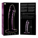 Nebula Model 19 üvegdildó, 18,5 cm – rózsaszín – 5. kép