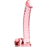 Nebula Model 23 üvegdildó, 21,5 cm – rózsaszín – 5. kép