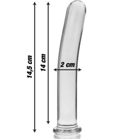 Nebula Model 8 üvegdildó, 14,5 cm – átlátszó – 3. kép