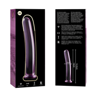 Nebula Model 8 üvegdildó, 14,5 cm – rózsaszín – 5. kép