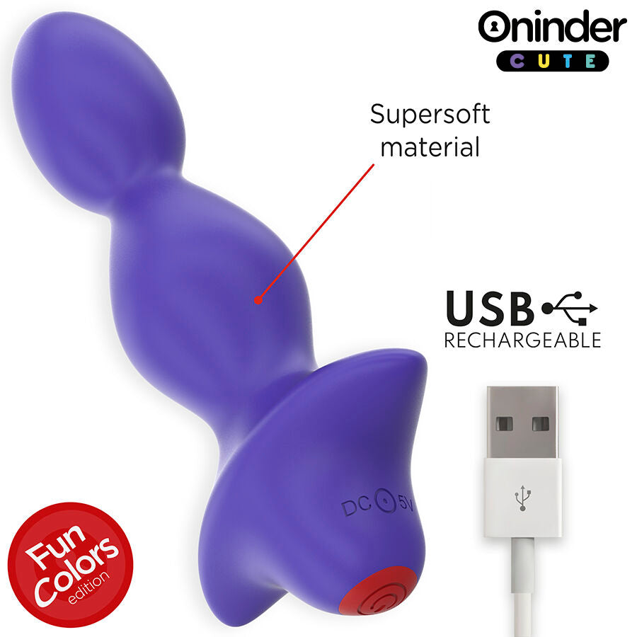 Oninder Love Butt applikációs vibrációs análdugó – 5. kép