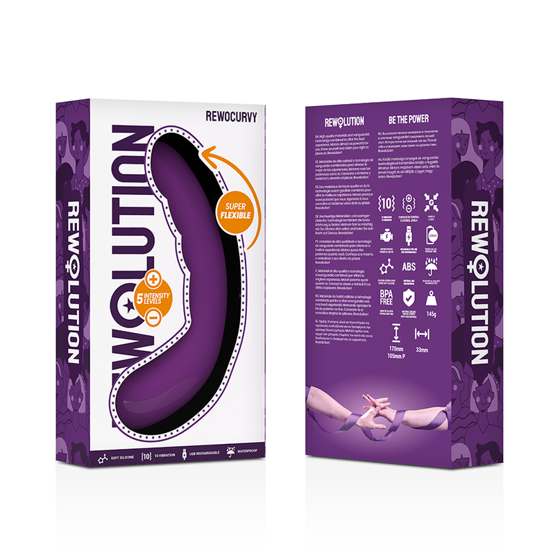 Rewolution Rewocurvy hajlékony, tölthető vibrátor – 7. kép