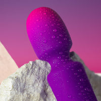 Rocks-Off Glo-Girl mini wand masszírozó – lila – 3. kép