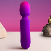 Rocks-Off Glo-Girl mini wand masszírozó – lila – 5. kép