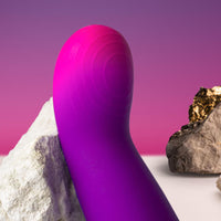 Rocks-Off Glow Girl Vibe diszkrét G-pont-vibrátor – lila – 8. kép