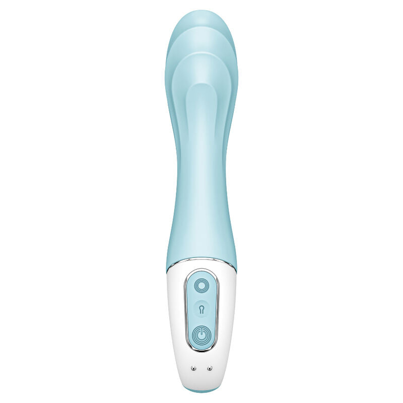 Satisfyer Air Pump Vibrator 5+ felfújátható vibrátor – kék – 3. kép