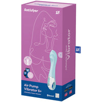 Satisfyer Air Pump Vibrator 5+ felfújátható vibrátor – kék – 4. kép