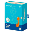 Satisfyer Candy Cane ujjvibrátor, narancs
