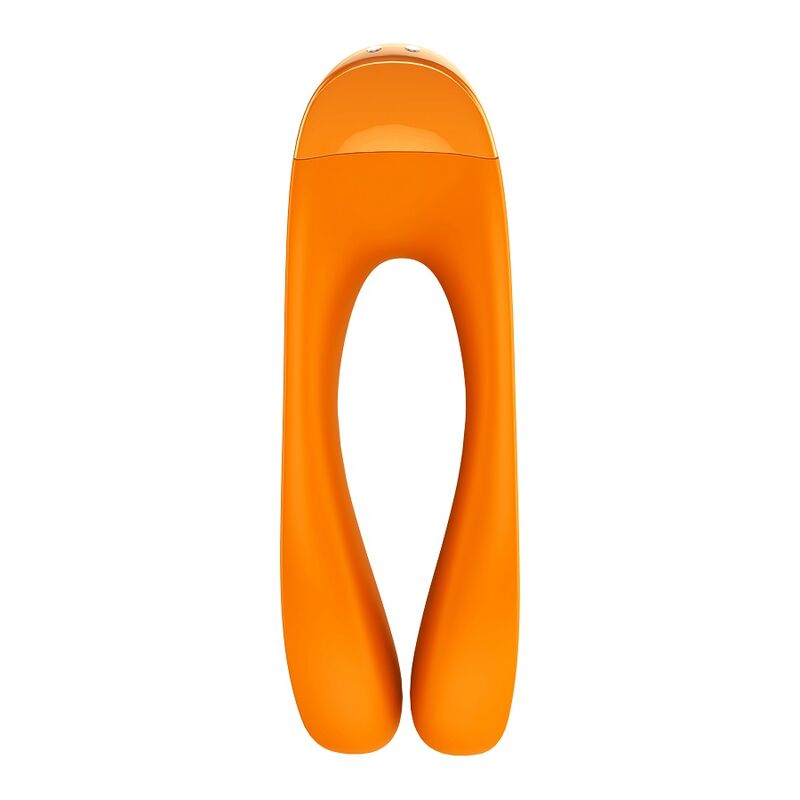 Satisfyer Candy Cane ujjvibrátor, narancs