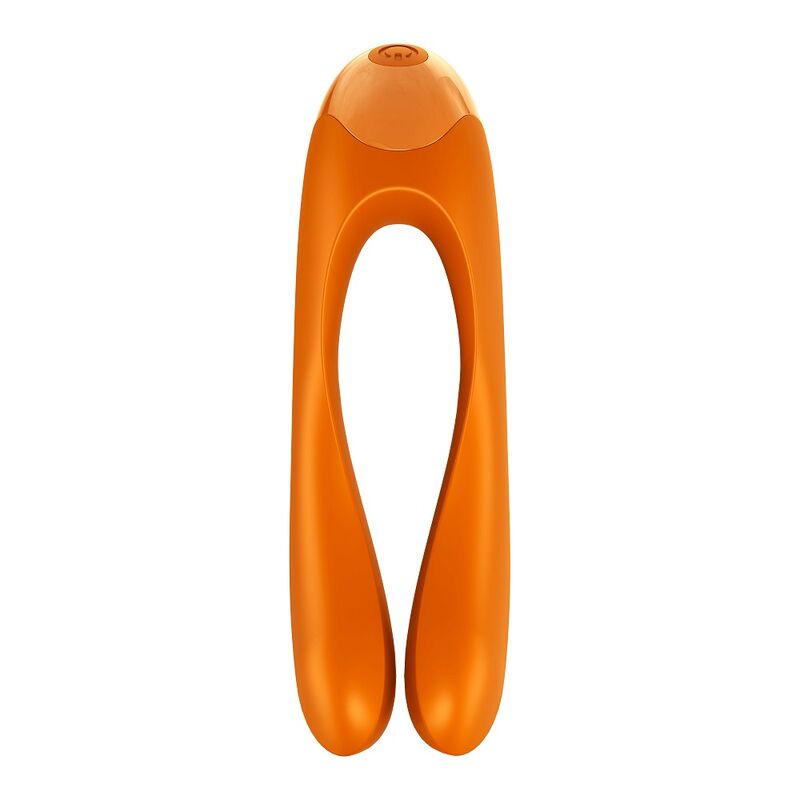 Satisfyer Candy Cane ujjvibrátor, narancs