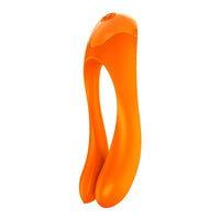Satisfyer Candy Cane ujjvibrátor, narancs