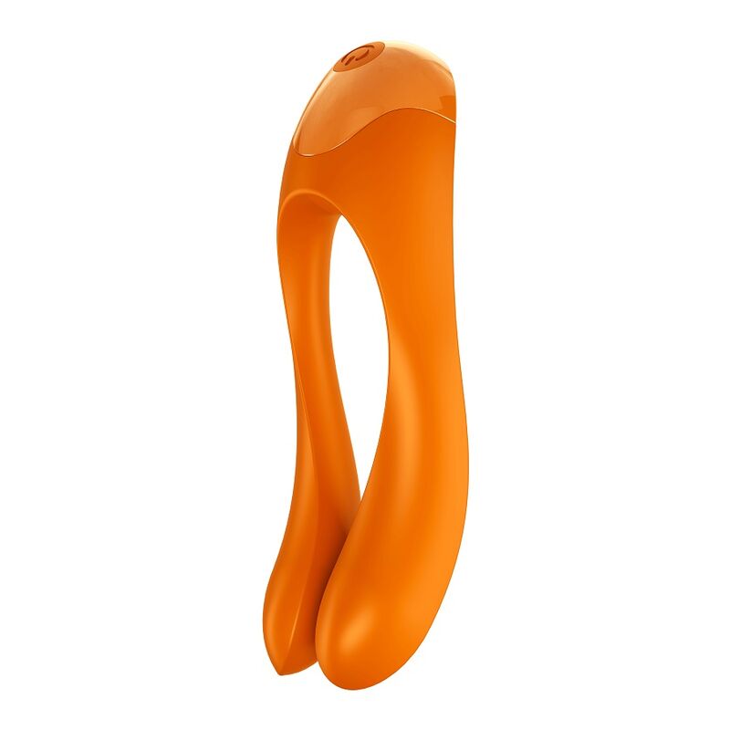 Satisfyer Candy Cane ujjvibrátor, narancs