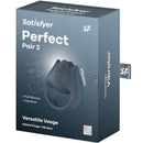 Satisfyer Perfect Pair 2 ujjvibrátor és péniszgyűrű – szürke – 9. kép