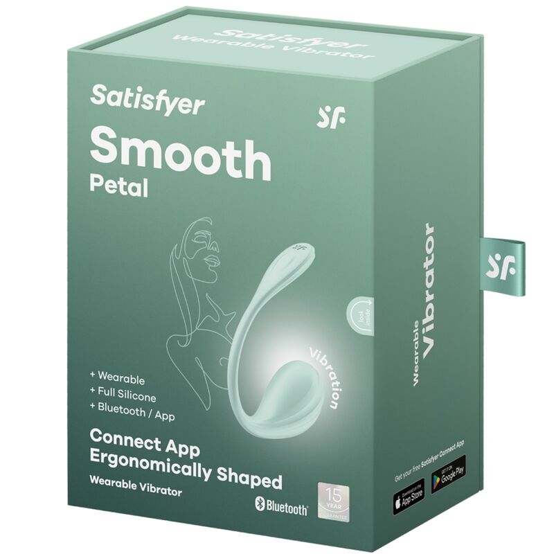 Satisfyer Smooth Petal viselhető vibrátor – vízzöld – 6. kép