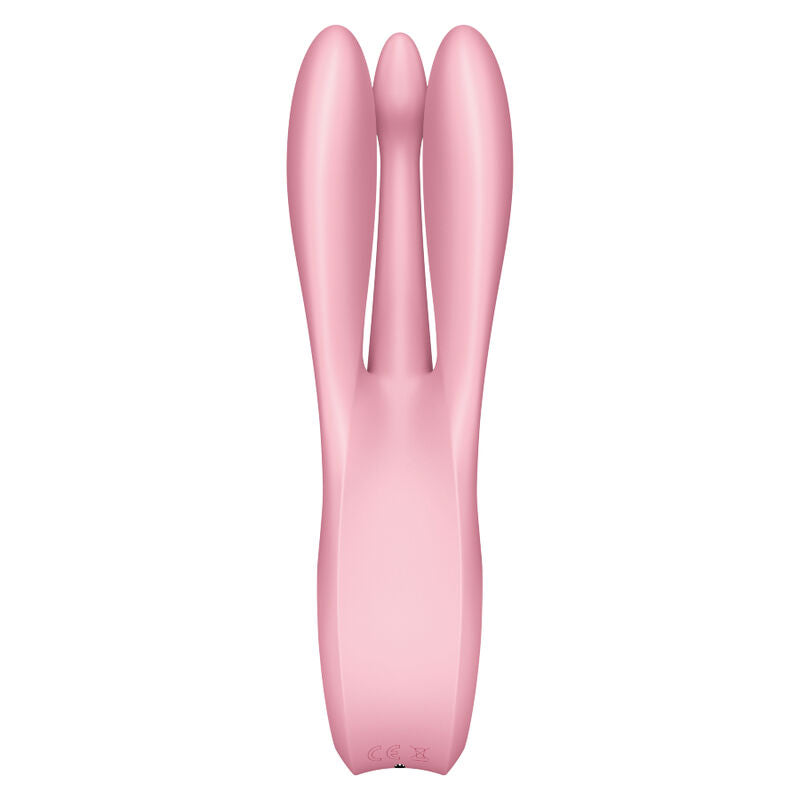 Satisfyer Threesome 1 háromkarú csiklóvibrátor, rózsaszín