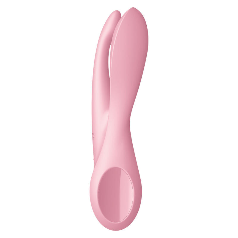 Satisfyer Threesome 1 háromkarú csiklóvibrátor, rózsaszín
