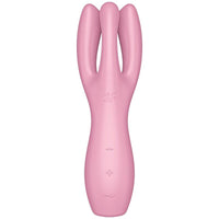 Satisfyer Threesome 3 háromkarú csiklóvibrátor, rózsaszín