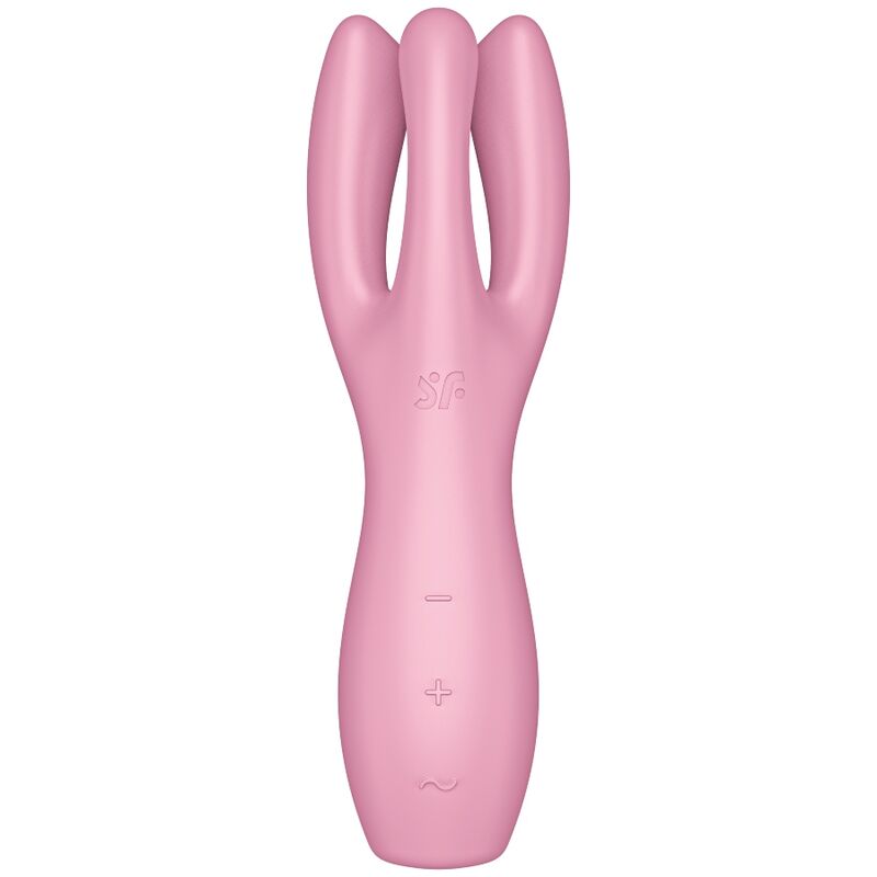Satisfyer Threesome 3 háromkarú csiklóvibrátor, rózsaszín