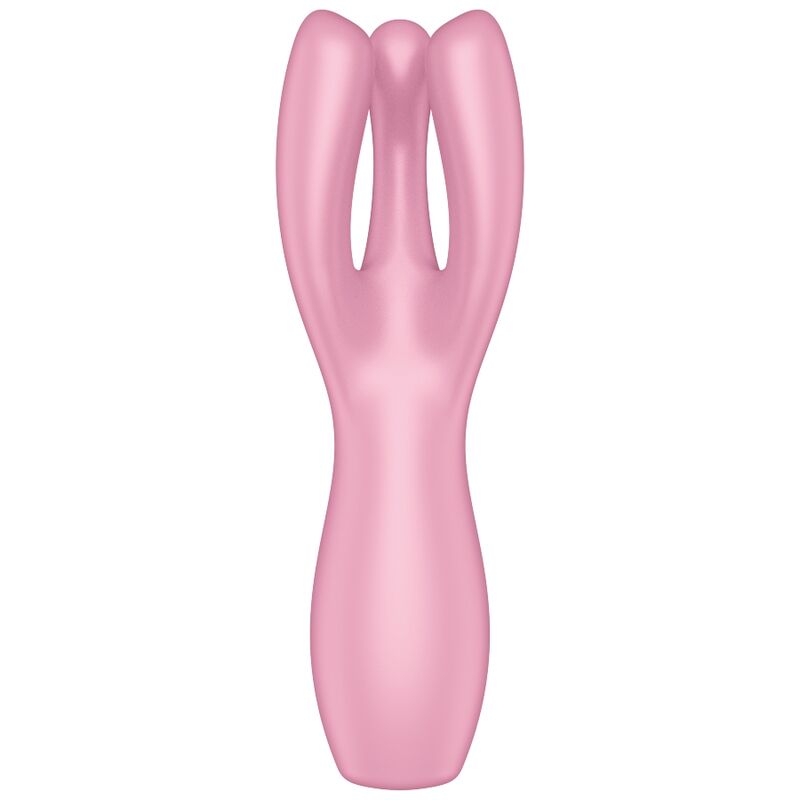 Satisfyer Threesome 3 háromkarú csiklóvibrátor, rózsaszín