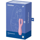 Satisfyer Threesome 3 háromkarú csiklóvibrátor, rózsaszín