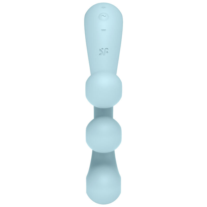 Satisfyer Tri Ball 2 háromfejű vibrátor – kék – 3. kép