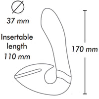 Shunga Soyo kettős G-pont-vibrátor, fekete
