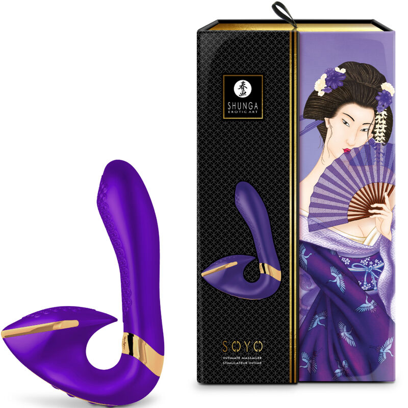 Shunga Soyo kettős G-pont-vibrátor, ibolya