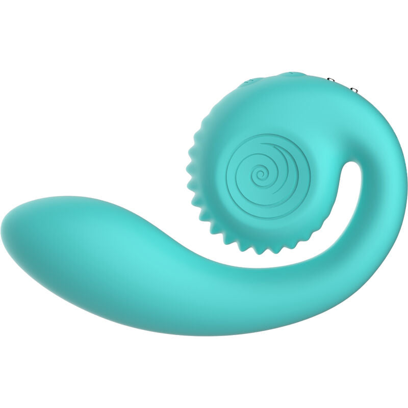 Snail Vibe Gizi kettős stimulációs vibrátor, Tiffany kék