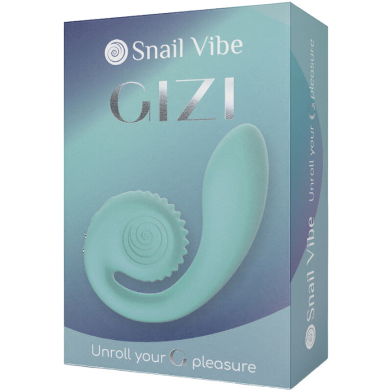Snail Vibe Gizi kettős stimulációs vibrátor, Tiffany kék