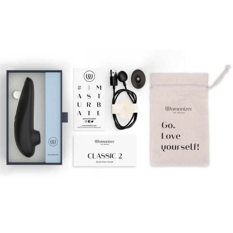 Womanizer Classic 2 léghullámos csiklóizgató – fekete – 10. kép