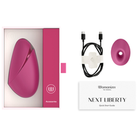 Womanizer Next Liberty léghullámos csiklóizgató – rózsaszín – 4. kép
