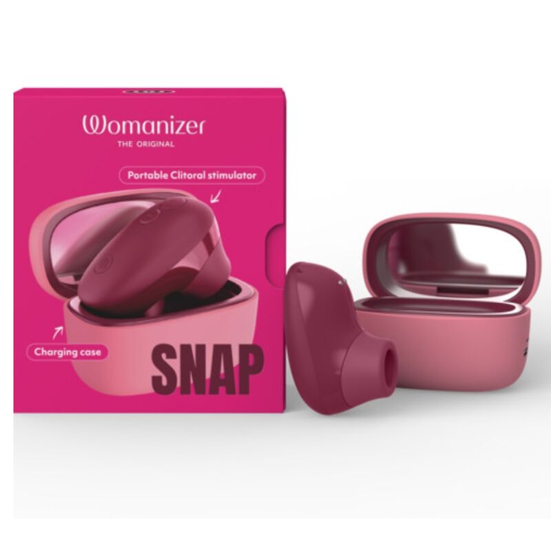 Womanizer Snap léghullámos csiklóizgató – málna – 3. kép